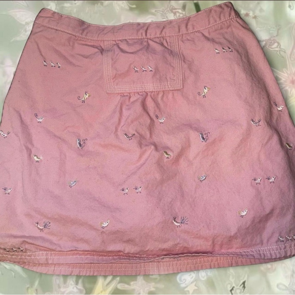 Gymboree Pink Mini Skirt with Embroidery